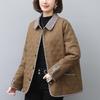 Mom's 2024 Fashionable Winter Cotton Coat for Middle-aged Women - Loose, Lightweight, and Padded Jacket