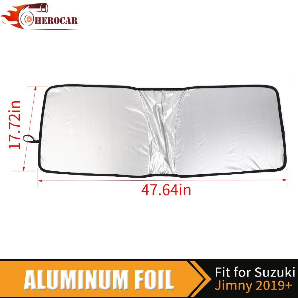 Front Window Windshield Sunshade UV Cover Sun Visor Trim for Suzuki Jimny +