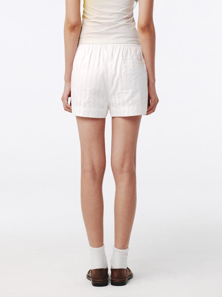 KIJUN Pure Lace Shorts Off-White