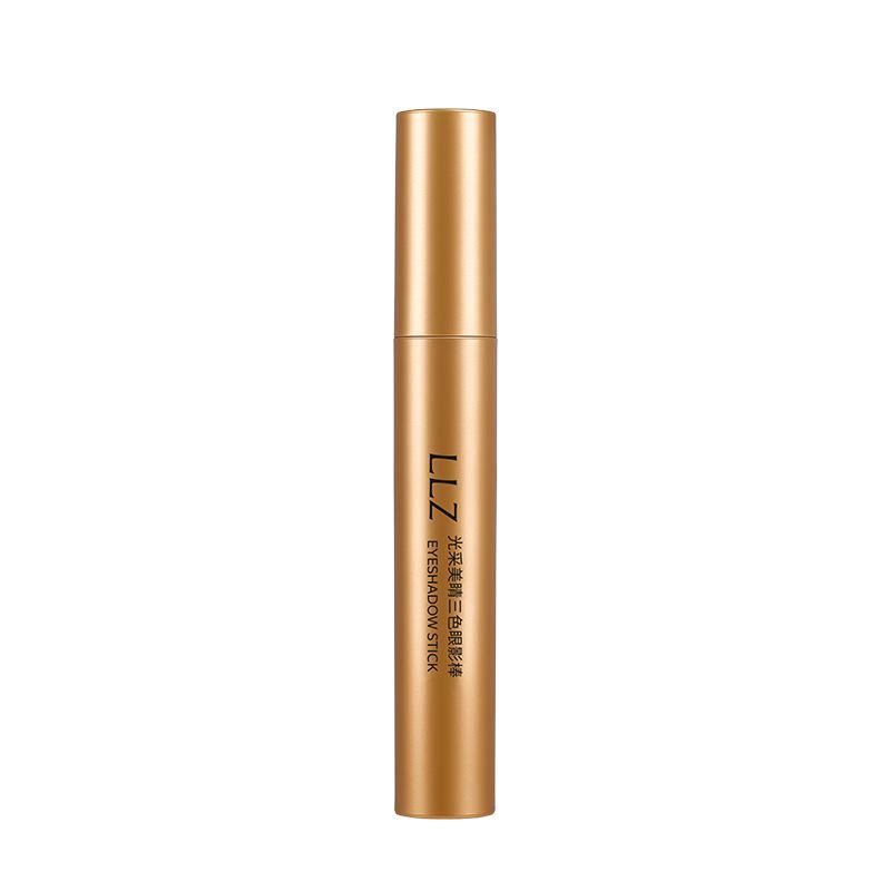 Lilin Zhi Radiant Eyes Three-Color Gradient Eyeshadow Stick - Glitter Highlight, Long-Lasting, One-Swipe Application