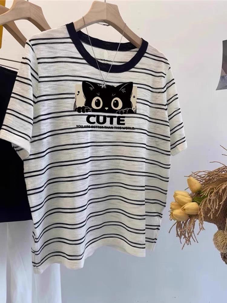 European High-End Summer Slimming Short-Sleeve T-Shirt 2026 - Women's Premium Top