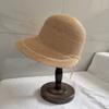 Women Summer Sun Hat DIY Fine Straw Cap Visor Newsboy Hat Outdoor Activities Street Beach Travel Derby Hats Base