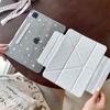 Ins Style Striped Star Flip Case IPad 10th 11th Gen Air 4 5 6 Mini 7 With Sleep Wake Support Drop Protection