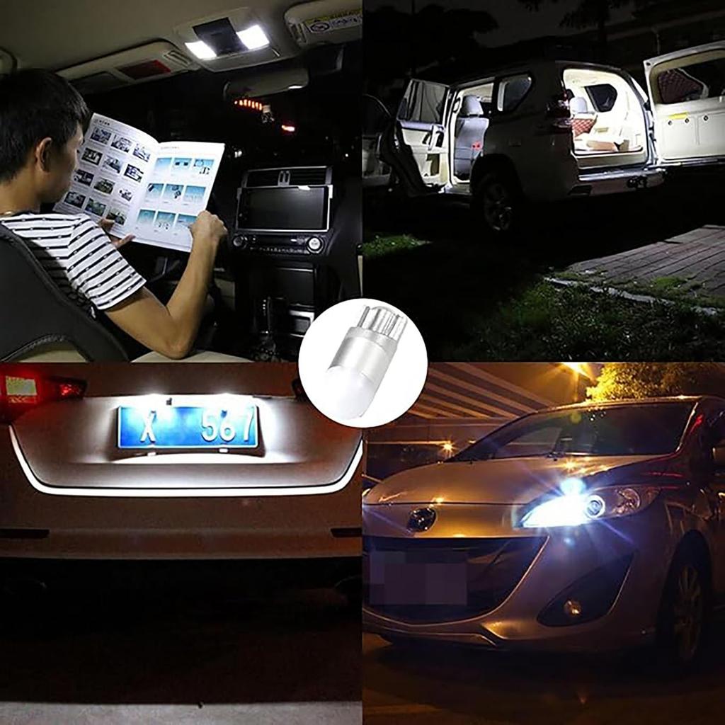 KIYOYO BA9S G14 LED Room Lamp White Position Lamp 10-30V License Plate Light License
