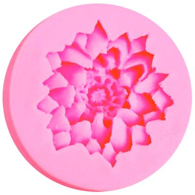 Lotus Flower Silicone Fondant Cake Molds Chocolate Mould For Baking Decors