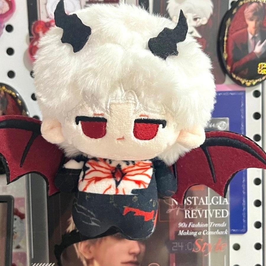 Păpușă Sylus Dragon Rău Desene Animate 10cm Love and Deepspace Kawaii Figurină Umplută Plușuri Sylus Jucărie de Pluș