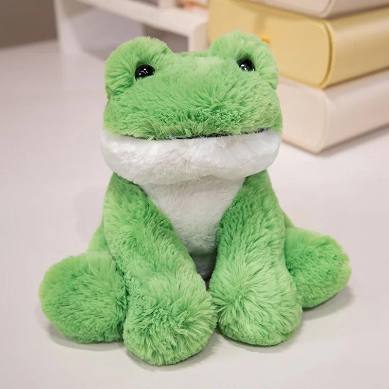 23cm Cartoon Sitting Animal Plush Toy Stuffed Pig Goat Lamb Lion Koala Fox Panda Cute Plushie Birthday Present