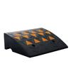 Rubber Curb Ramp 15.2 Cm Rise Height Sidewalk Curb Ramp, 37 Cm Width 49.1 Cm Length Driveway Ramp for Curb, 15T Heavy Duty Rubber Ramp for Forklifts,