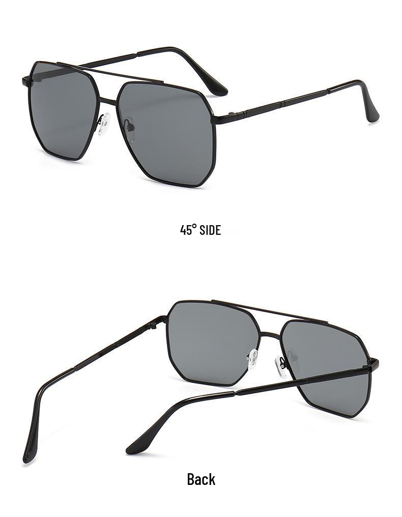2025 Best-Selling Men's Metal HD Polarized Sunglasses with UV Protection for Travel, Driving, and Fishing