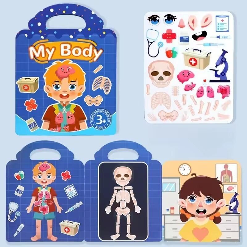 High-Quality Children Self-assembly High-Quality Reusable High-Quality Sticker High-Quality Books Multi-Scene High-Quality Bubble High-Quality