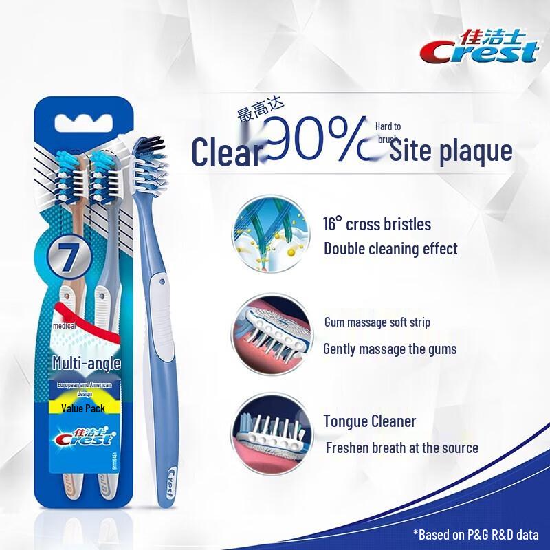 Crest All-Round 7-Effect Soft Bristle Toothbrush