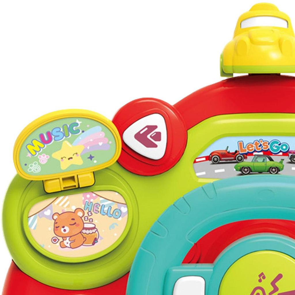Steering Wheel Toy Twisting Mini Multifunctional My First Driving Toddlers