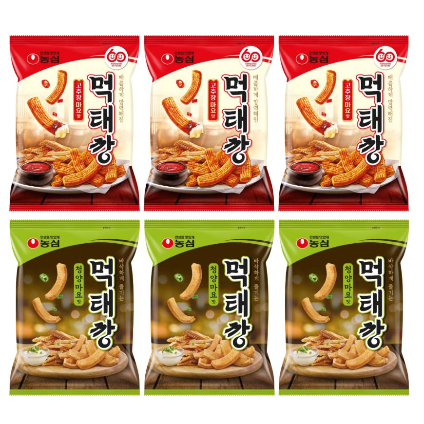 Nongshim Mektaekang Cheongyang Mayo Flavor (60g), Mektaekang Gochujang Mayo Flavor (60g) (9 Options)