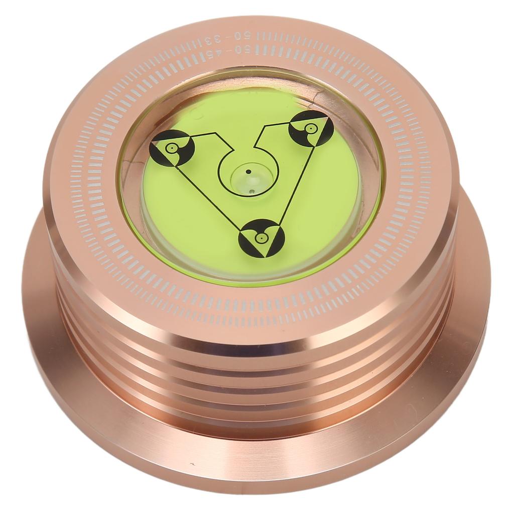 Record Weight Stabilizer Professional 50Hz 45rpm Vinyl Turntable Disc Stabilizer with Level and