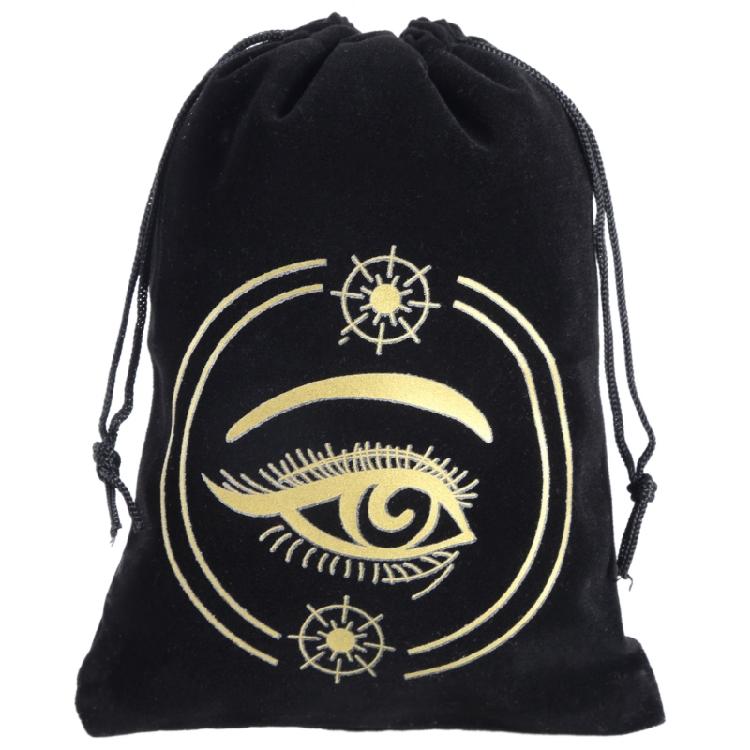 Storage Bag Board Game Cards Drawstring Package Witch Divination Crystal Packing Pouches Gift Bag Tarot Carrying Pouch