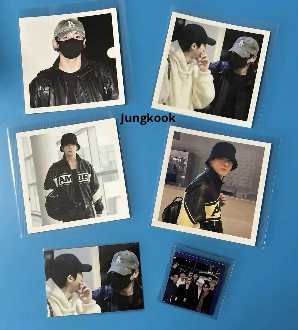 

[USED] BTS Jungkook Double-Sided Square Photo Sticker