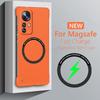 Frameless Magnetic For Slim Case For Xiaomi 12 Pro 12X 12S Pro Xiaomi12 Xiaomi12X 5G Wireless Charging Hard Back Cover