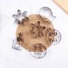 6Pcs Stainless Steel Kitchen DIY Christmas Decor Baking Tools Biscuit Mold Cookie Cutters Set