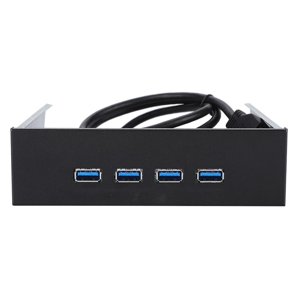 5.25 Inch 19PIN To USB3.0 CD Driver 4 Port HUB Front Panel CD ROM Expansion Mobile Rack
