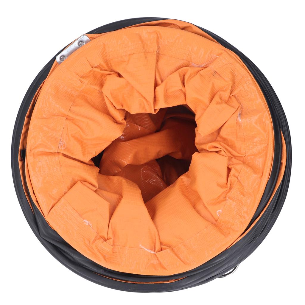 Duct Hosing PVC Flexible for Exhaust Fan Heavy Duty 8in with S Shaped Hook Steel Bracket 10meter