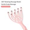 9 Claws Head Massger Streamlined Ball Deep Stress Relaxation Scalp Massager Handheld Spa Massage Roller Health Stress Relief Aid