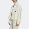 adidas Women's Off-White Buttoned Casual Jacket HP1586