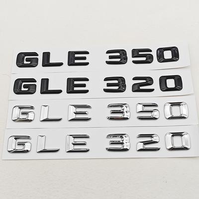 3D ABS Car Letters Logo GLE320 GLE350 Rear Trunk Badge Sticker Emblem For Mercedes Benz GLE Class GLE 320 GLE 350 Accessories
