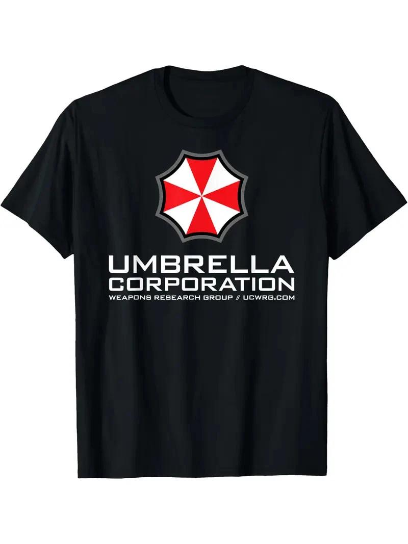 Футболка с наложенным логотипом Umbrella Corporation UCWRG, Хлопок, Веселый дизайн, Сделай сам, Мужская XXXL