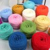 Large Ball Of High Elastic Cloth Strip Thread Thick Wool Wool Handmade DIY Knitting Material Package 290g