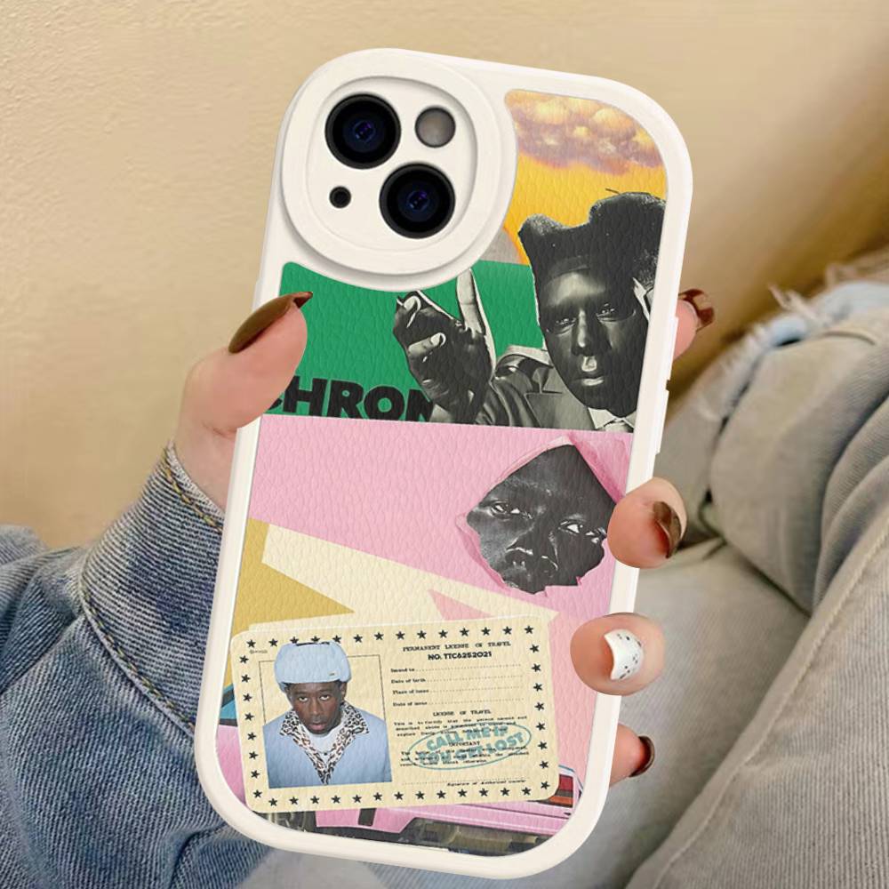 T-Tylers The Creator Rapper For IPhone 16 15 14 13 12 11 Pro Max Plus Leather Phone Cover