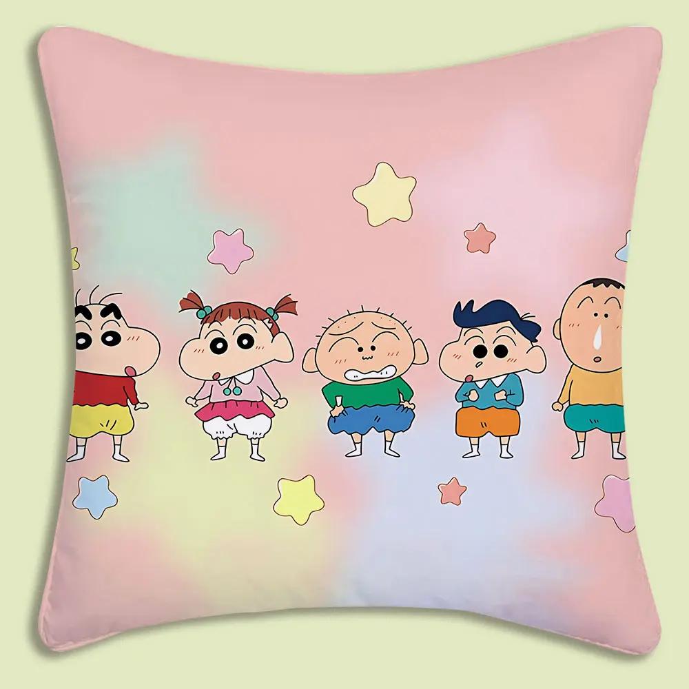 Cartoon Throw Pillow Covers Living Room Decoration Printed Sofa Cushion Cover Polyester Soft Pillowcase