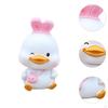 Shaking Head Car Decoration Crafts Duck Statue for Home Bedroom Office
