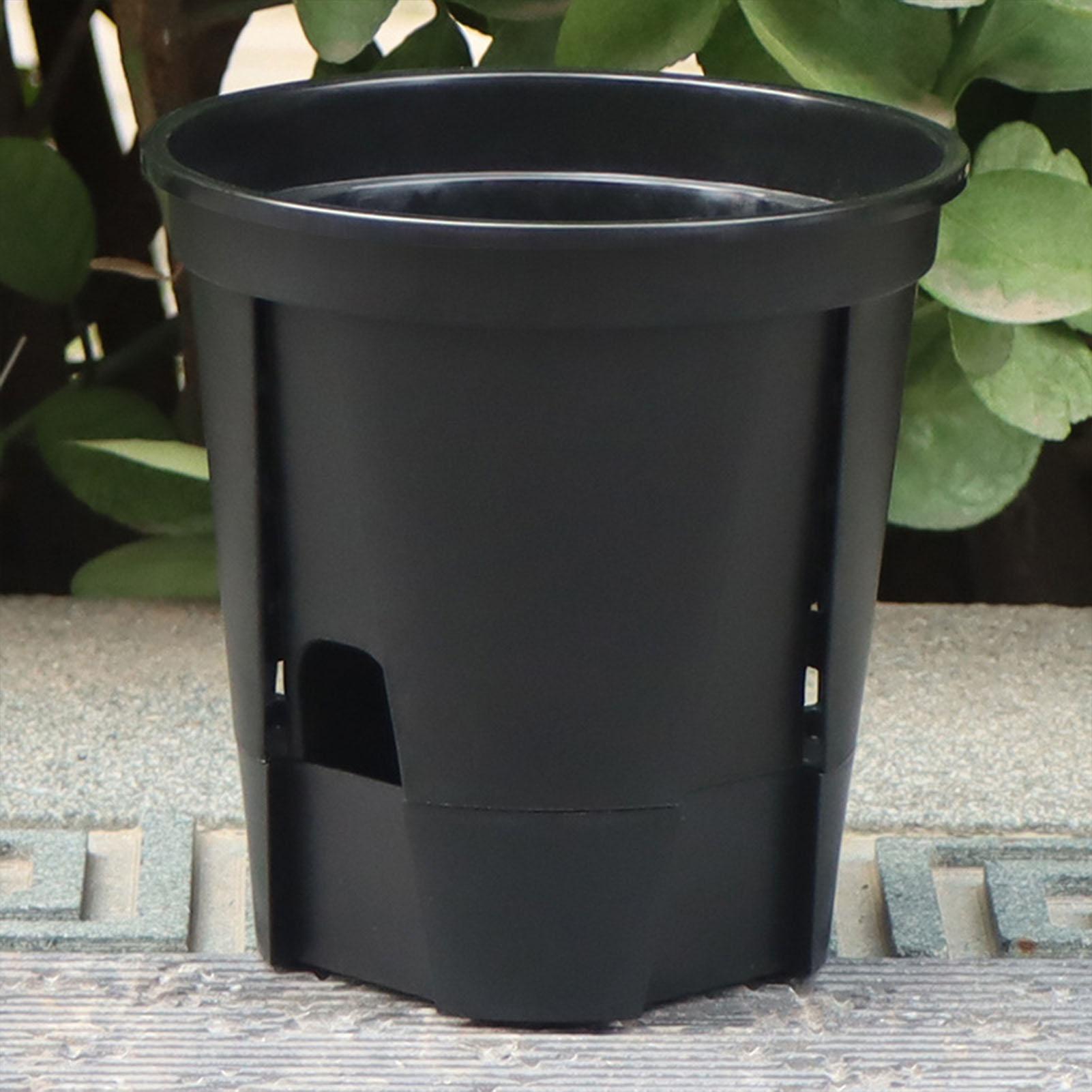 

5 шт. Прозрачный горшок для орхидей с отверстиями, Контроль корней, Прозрачные питомниковые горшки для орхидей, Пластиковый дышащий контейнер для роста корней