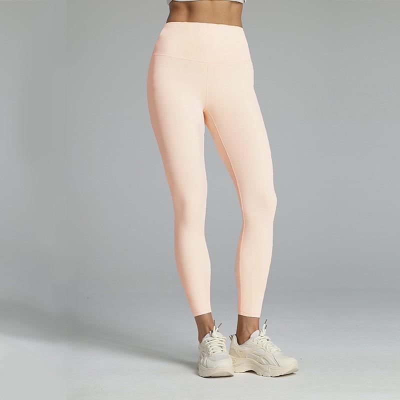 High-Waisted Seamless Yoga Leggings Women 4-Way Stretch Tummy Control Workout Pants With Breathable Nylon Spandex
