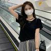 2025 Summer Korean Irregular Design Women's Short-Sleeve T-Shirt - Hot Street Style