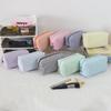 M-1 Stück Frische Einfache Gestreifte Kosmetiktasche Große Kapazität Make-up-Tasche Federmäppchen Reise Toilettenartikel-Taschen Toilettenartikel-Aufbewahrungstasche