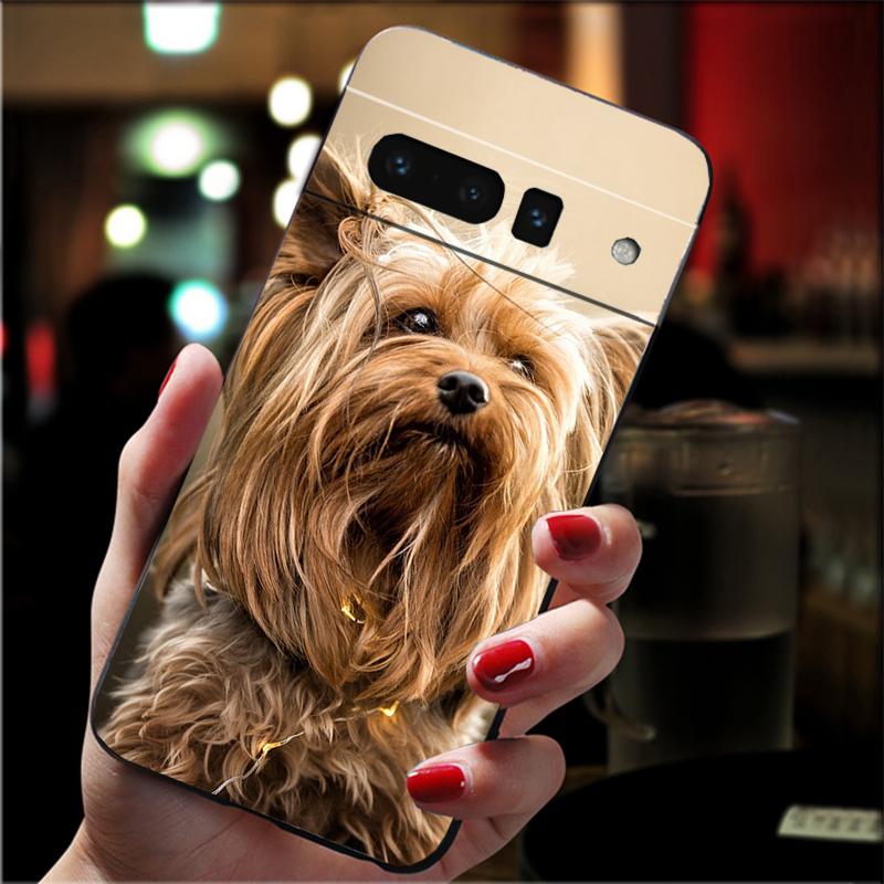 Phone Case For Google Pixel 10 9 Pro XL 9A 8 7 6 Pro Pixel 8A 7A 6A Pixel 8 7 6 5 Yorkshire Terrier Dog Puppy