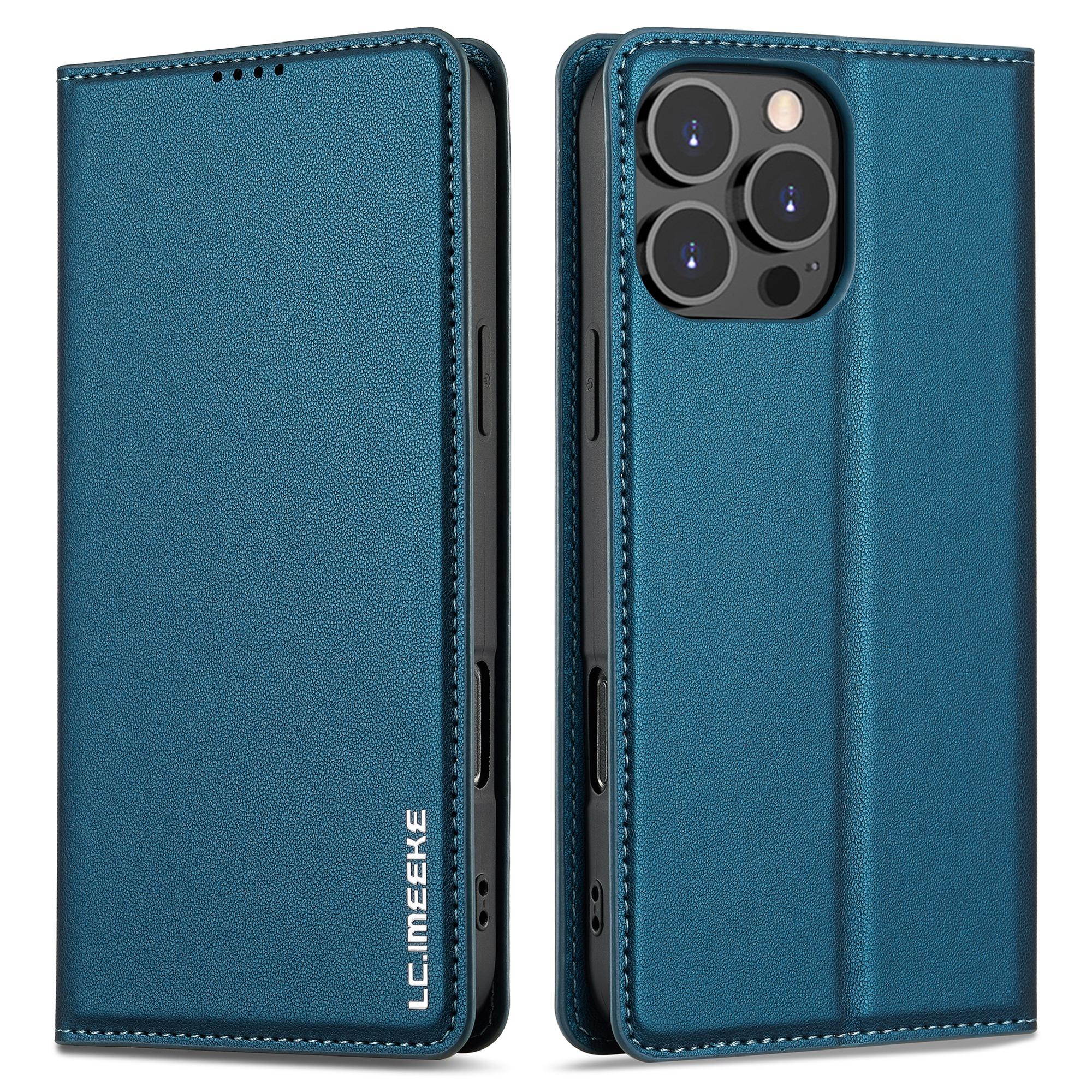 

LC.IMEEKE Серия L1 для iPhone 16 Pro Max Чехол PU Кожаный Кошелек Подставка Защитная Накладка для Телефона A