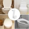 3pcs Potty Hook Toilet Tank Hooks Potty Ring Hook Bathroom Wall Hangers Plastic Hanging Hook Punch Cabinet Hook for Hanging Training