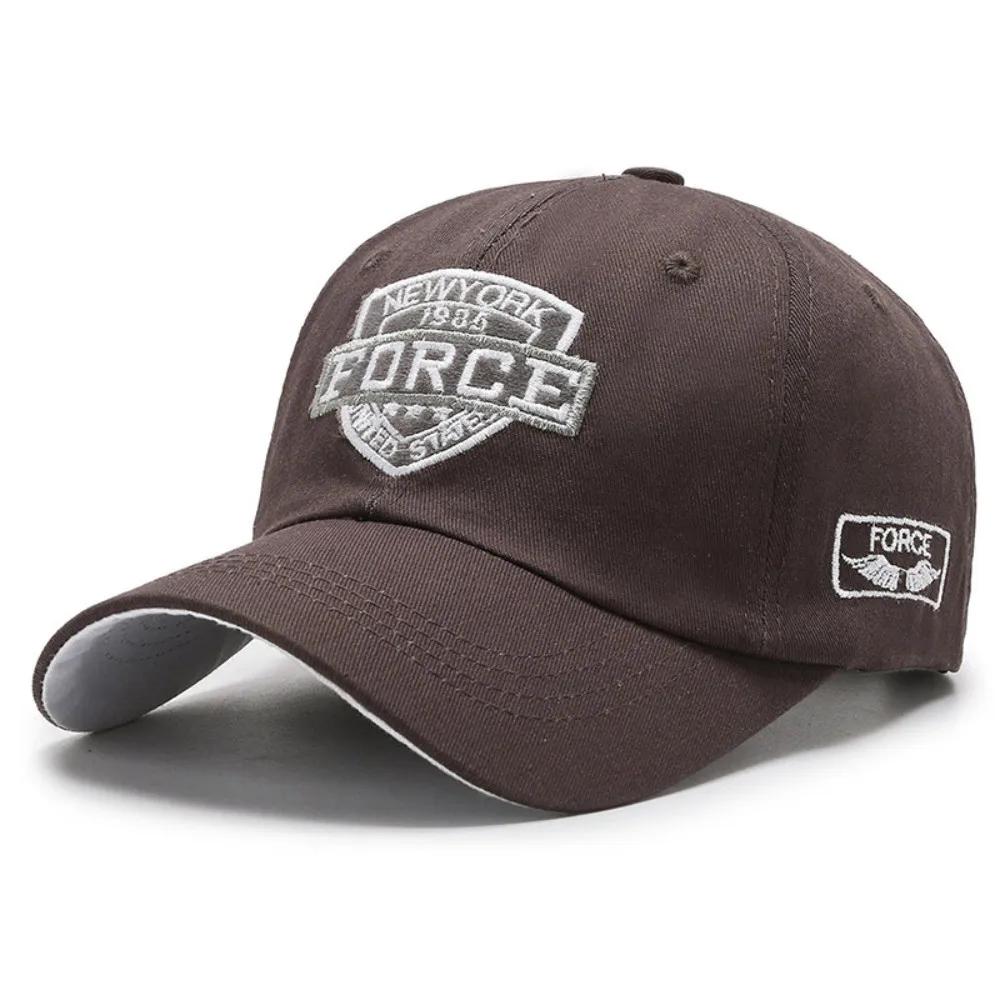 New Embroidered Shield Baseball Hat Men And Women Spring And Summer Outdoor Sun Protection Baseball Cap