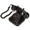 Vintage Landline Phone Old Fashioned Disc Button Retro Corded Telephone for Home Office Decor
