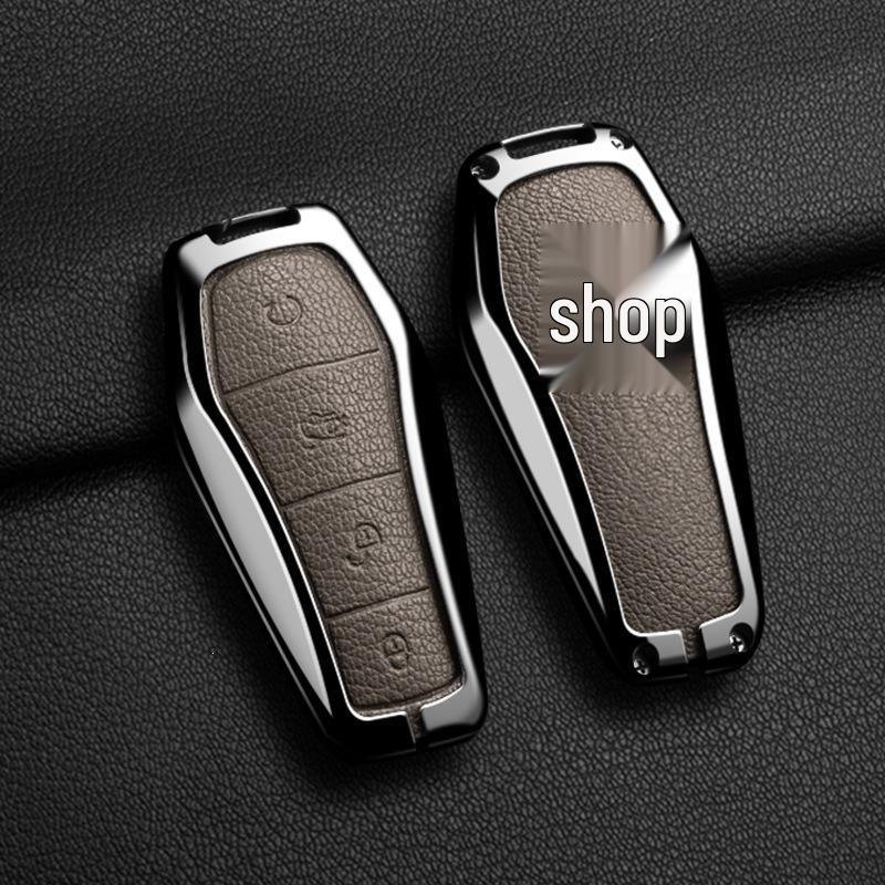 BYD Yuan Plus Key Case Champion Edition: Full Coverage Metal Shell for Men and Women