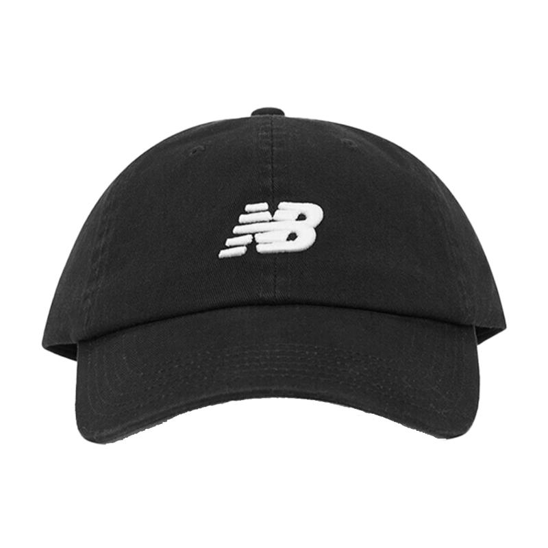 New Balance Cotton Baseball Caps Unisex Black New Balance LAH91014-BK