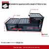 Industrial Style Siphon Aquarium with Bottom Filter System