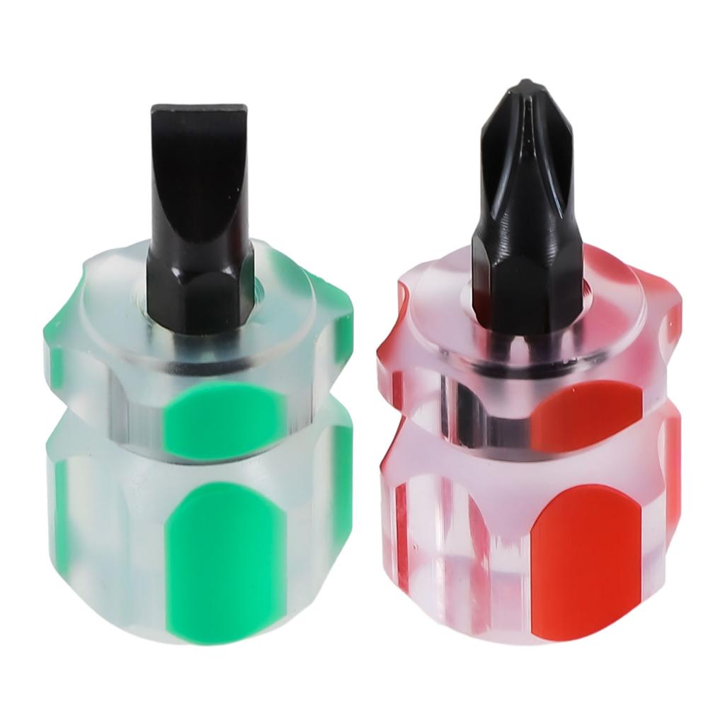 Screwdriver Set Red Screwdriver 2pcs High Quality Needle Plate Red Screws Sewing Machine Cross-head Screwdriver