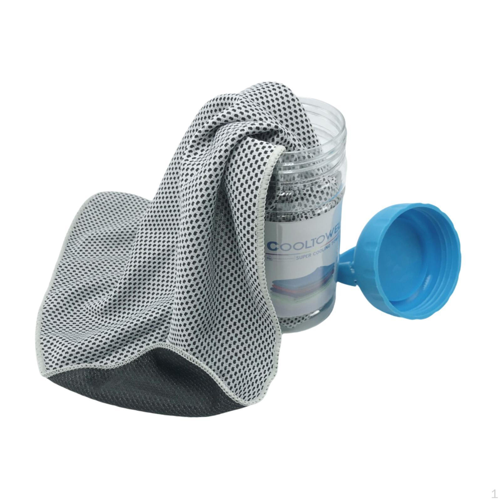 

Дышащее охлаждающее полотенце Ice Cold Sweat Quick для тренировок серый