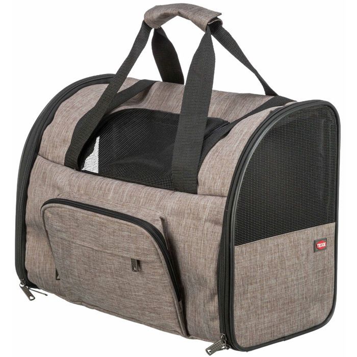 Sac À Dos Pour Chien - TRIXIE - Shiva - Brun/Beige - Polyester - Confortable Et Pratique