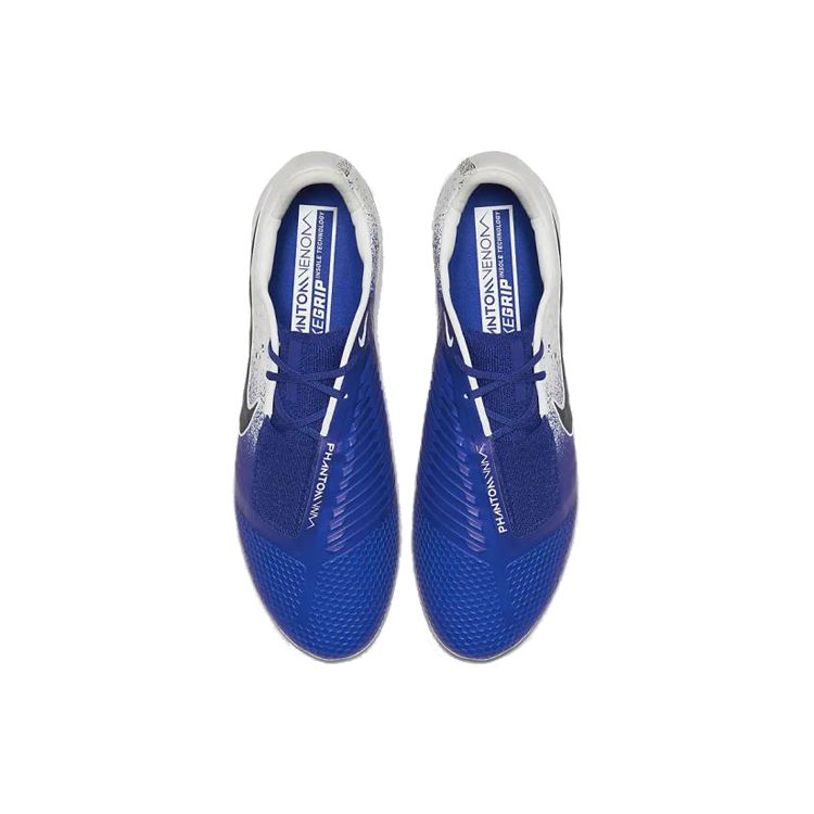 Nike Phantom Venom Elite AG Pro White Racer Blue Unisex Sneakers Black AO0576-104