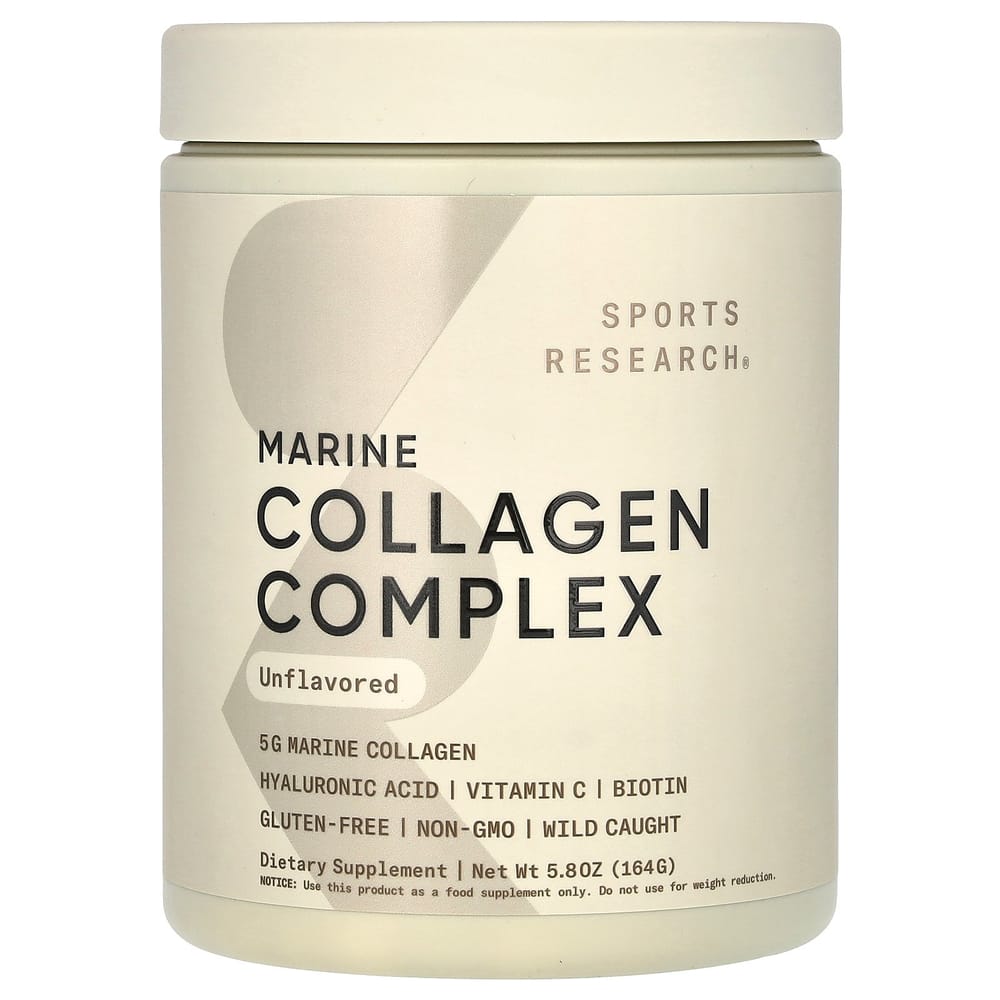 

Sports Research Marine Collagen Complex Unflavored 164g (5.8 oz) 164g - 1 ea