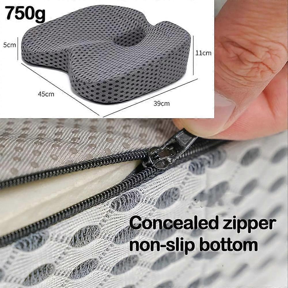 Memory Foam Seat Cushion Coccyx Supports Orthopedic Pillow Office Home Chair Pad